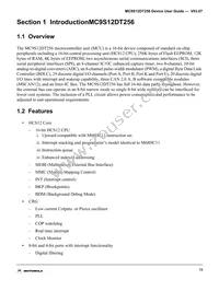 MC9S12DT256VFUE Datasheet Page 19