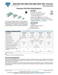 MCT06030D7320BP500 Datasheet Cover