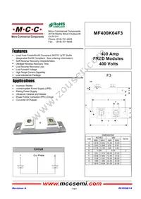 MF400K04F3-BP Datasheet Cover