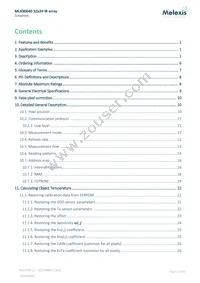 MLX90640ESF-BAA-000-SP Datasheet Page 2