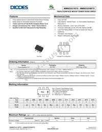 MMBZ5252BTS-7-F Datasheet Cover