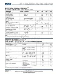MP7740DN-LF Datasheet Page 3