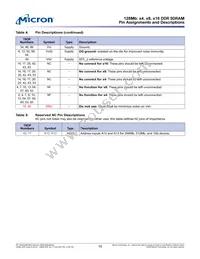 MT46V8M16P-5B:D TR Datasheet Page 10