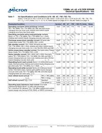 MT46V8M16P-5B:D TR Datasheet Page 13