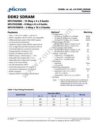 MT47H16M16BG-3 IT:B TR Datasheet Cover