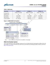 MT47H16M16BG-3 IT:B TR Datasheet Page 2