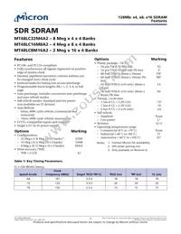 MT48LC8M16A2P-7E:L Datasheet Cover