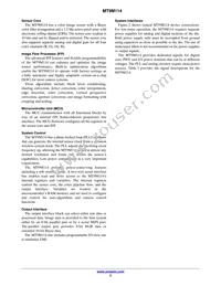 MT9M114EBLSTCZ-CR Datasheet Page 3