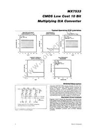 MX7533UQ/883B Datasheet Page 3