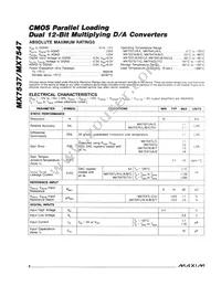 MX7547KEWG+T Datasheet Page 2