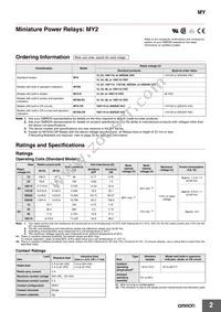 MY4IN DC60 (S) Datasheet Page 2