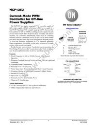 NCP1253ASN65T1G Datasheet Cover