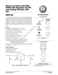 NCP160BMX275TBG Datasheet Cover