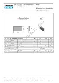 NDFEB 10X5X1.9MM Datasheet Cover