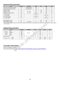 NHD-C12864LZ-FSW-FBW-3V3 Datasheet Page 5