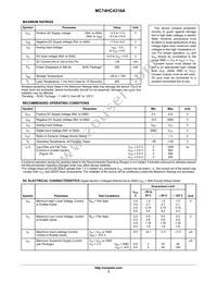 NLV74HC4316ADR2G Datasheet Page 3