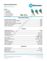 P092P-FC30AR50K Datasheet Cover