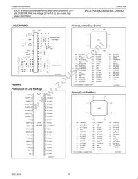 P87C51RD2FA Datasheet Page 6