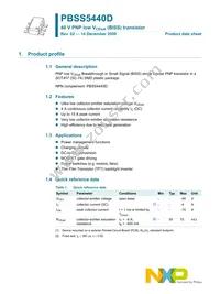 PBSS5440D Datasheet Page 2