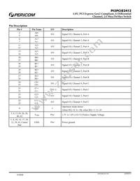 PI2PCIE2412ZHE Datasheet Page 2