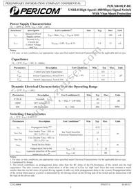 PI3USB10LP-BEZMEX Datasheet Page 3