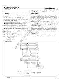 PI3VDP12412ZHE Datasheet Cover