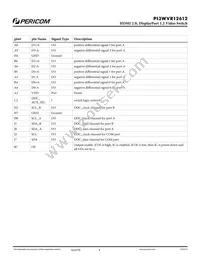 PI3WVR12612ZLE Datasheet Page 4