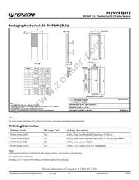 PI3WVR12612ZLE Datasheet Page 13