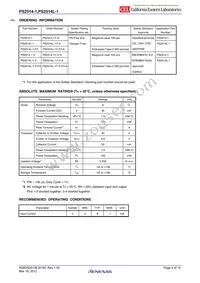 PS2514L-1Y-V-F3-A Datasheet Page 4