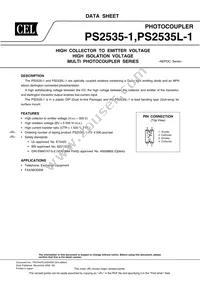 PS2535L-1-F3-A Datasheet Cover