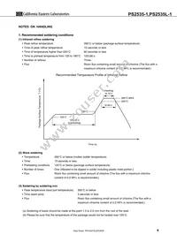 PS2535L-1-F3-A Datasheet Page 9