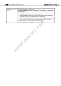 PS2535L-1-F3-A Datasheet Page 12