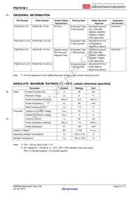 PS2761B-1-F3-L-A Datasheet Page 4