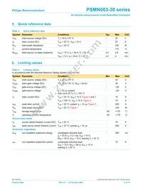 PSMN003-30B Datasheet Page 2