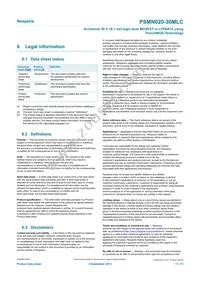 PSMN020-30MLCX Datasheet Page 11