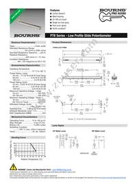 PTB0153-2010BPB103 Datasheet Cover