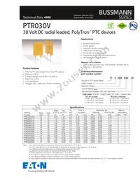 PTR030V0900-BK1 Datasheet Cover