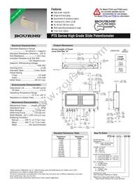 PTS60-12L-103A2 Datasheet Cover