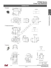 PTS645TJH73LFS Datasheet Page 2