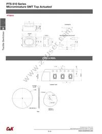 PTS810 SJS 250 SMTR LFS Datasheet Page 2