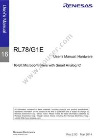 R5F10FMEDFB#YK1 Datasheet Cover