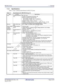 R5F21357CDFP#X4 Datasheet Page 2