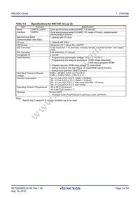 R5F21357CDFP#X4 Datasheet Page 3