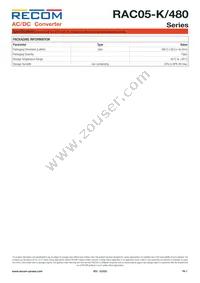 RAC05-05SK/480 Datasheet Page 7