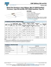 RN65C1005BB14 Datasheet Cover