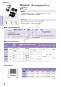 RR1632V-4992-B-T1 Datasheet Cover