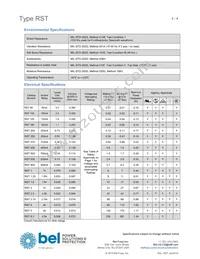 RST 6.3-BULK-SHORT Datasheet Page 2