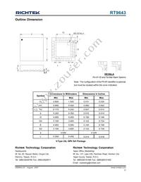 RT9643PQV Datasheet Page 17