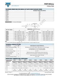 RWR89S0R22FPB12 Datasheet Page 2