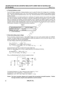 S-1133B60-U5T2U Datasheet Page 20